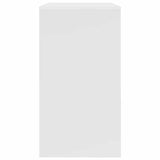 Desk with Drawer White 77.5 x 43 x 79 cm Engineered Wood