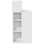 Desk White Engineered Wood 90 x 48 x 101,5 cm