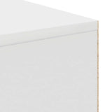 Desk with Shelf White 102 x 50 x 75 cm Engineered Wood - Low Angle