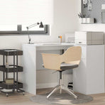 Desk White Engineered Wood 102 x 50 x 75 cm