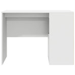 Desk White Engineered Wood 102 x 50 x 75 cm