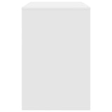 Desk with Shelf White 102 x 50 x 75 cm Engineered Wood