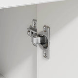 Sideboard with Drawer White 38 x 34.5 x 75 cm Engineered wood - Extra Image