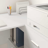 Sideboard with Drawer White 38 x 34 x 75 cm