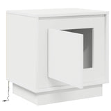 Bedside Cabinet White 44 x 34,5 x 45 cm Engineered Wood