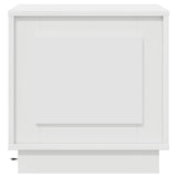 Bedside Cabinet 2 pcs White 44 x 34.5 x 45 cm Engineered wood - Low Angle