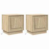 Bedside Cabinet 2 pcs Sonoma Oak 44 x 34,5 x 45 cm