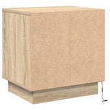 Bedside Cabinet with 2 pcs Sonoma oak 44 x 34.5 x 45 cm - Extra Image
