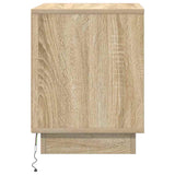 Bedside Cabinet with 2 pcs Sonoma oak 44 x 34.5 x 45 cm - Extra Image