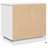 Bedside Cabinet 2 pcs White 50 x 34.5 x 50 cm. Engineered wood - Extra Image