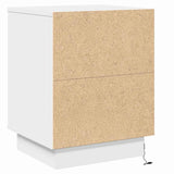 Bedside Cabinet 2 pcs White 39 x 34.5 x 50 cm Engineered wood - Extra Image