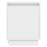 Bedside Cabinet 2 pcs White 39 x 34.5 x 50 cm Engineered wood - Low Angle