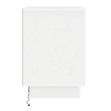 Bedside Cabinet 2 pcs White 39 x 34.5 x 50 cm Engineered wood - Extra Image