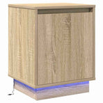 Bedside Cabinet 2 pcs Sonoma Oak 39 x 34,5 x 50 cm