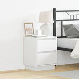 Bedside Cabinet 2 pcs White 39 x 34.5 x 50 cm Engineered wood
