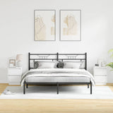 Bedside Cabinet 2 pcs White 39 x 34.5 x 50 cm Engineered wood - Top-Down View