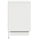 Bedside Cabinet 2 pcs White 39 x 34,5 x 50 cm Engineered wood
