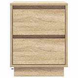 Bedside Cabinet with Drawer 2 pcs Sonoma Oak 39 x 34,5 x 50 cm