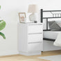 Bedside Cabinet White 39 x 34,5 x 65 cm Engineered wood