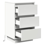 Bedside Cabinet White 39 x 34,5 x 65 cm Engineered wood