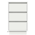 Bedside Cabinet White 39 x 34,5 x 65 cm Engineered wood