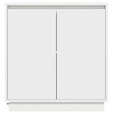 Sideboard with Shelf White 71 x 34.5 x 75 cm Engineered wood - Low Angle