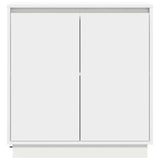 LED Sideboard for White 71 x 34,5 x 75 cm Engineered Wood - Low Angle