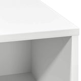 Sideboard with LED White 71 x 34.5 x 75 cm Engineered wood - Extra Image