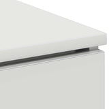 TV Cabinet 100 x 38 x 49 cm White Engineered Wood