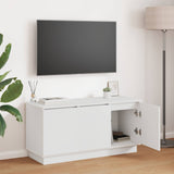 TV Cabinet 100 x 38 x 49 cm White Engineered Wood