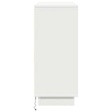 LED Sideboard White 90 x 32 x 75 cm Engineered Wood - Extra Image