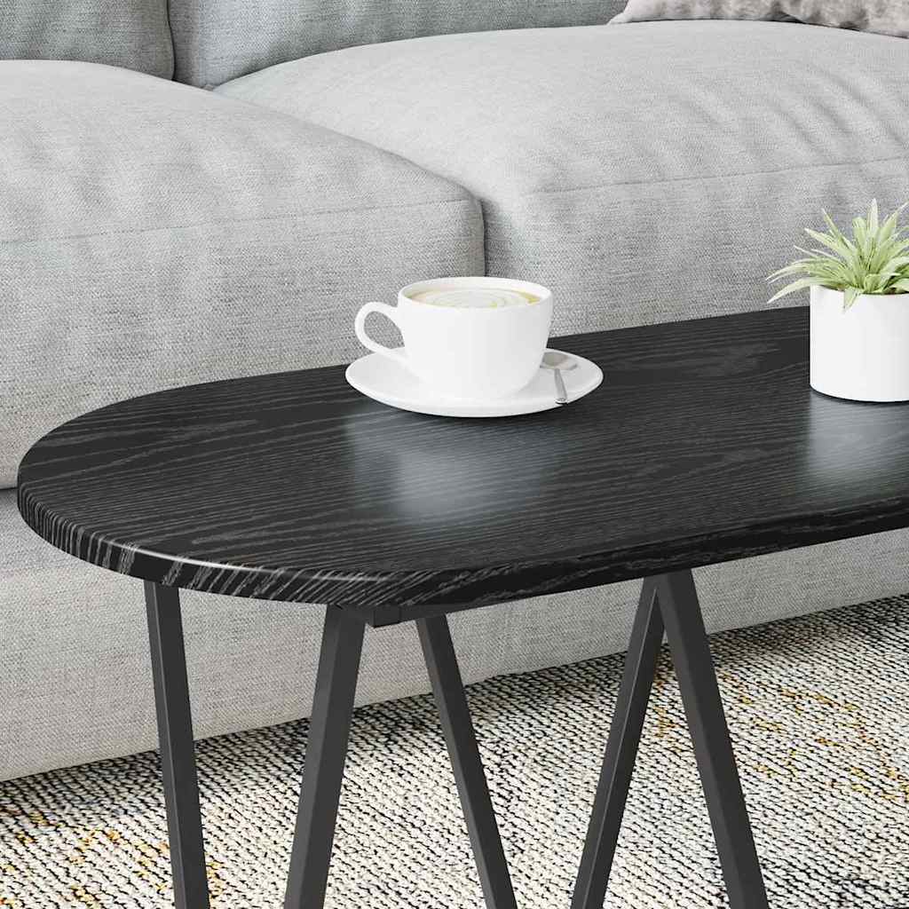 Coffee Table Black Oak 80 x 40 x 40.5 cm