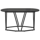 Coffee Table Black Oak 80 x 40 x 40.5 cm - 45-Degree Angle