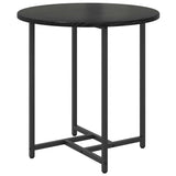 Side Table Set 2 pcs Black Oak