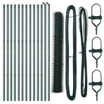 Hexagonal Fence Ground Fix 25 x 1 m PVC-Coated Steel Mesh