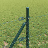Fence Post Green 25 x 1,2 m (50 mm mesh) Steel - Top-Down View