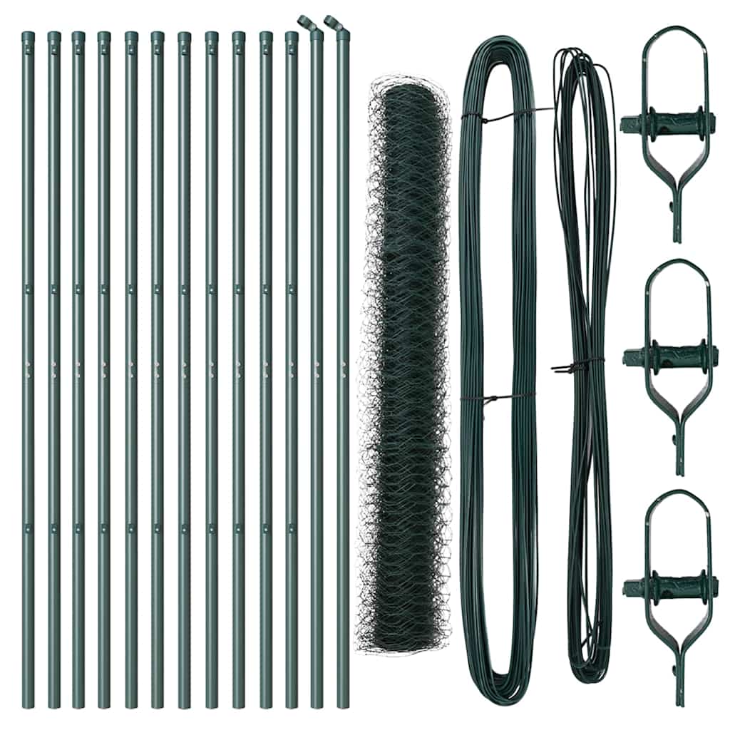 Fence Post Green 25 x 1,2 m (50 mm mesh) Steel