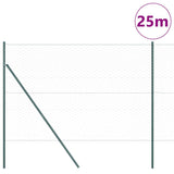 Fence Post Green 25 x 1,5 m (50 mm mesh) Steel - Side View