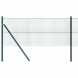 Welded Wire Fence Ground Fix 10 x 0,5 m PVC-Coated Steel Green