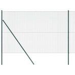 Welded Wire Fence Ground Fix 10 x 1,5 m PVC-Coated Steel Green