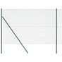 Welded Wire Fence Ground Fix 25 x 1,5 m PVC-Coated Steel Green