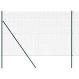 Welded Wire Fence Ground Fix 25 x 1,5 m PVC-Coated Steel Green