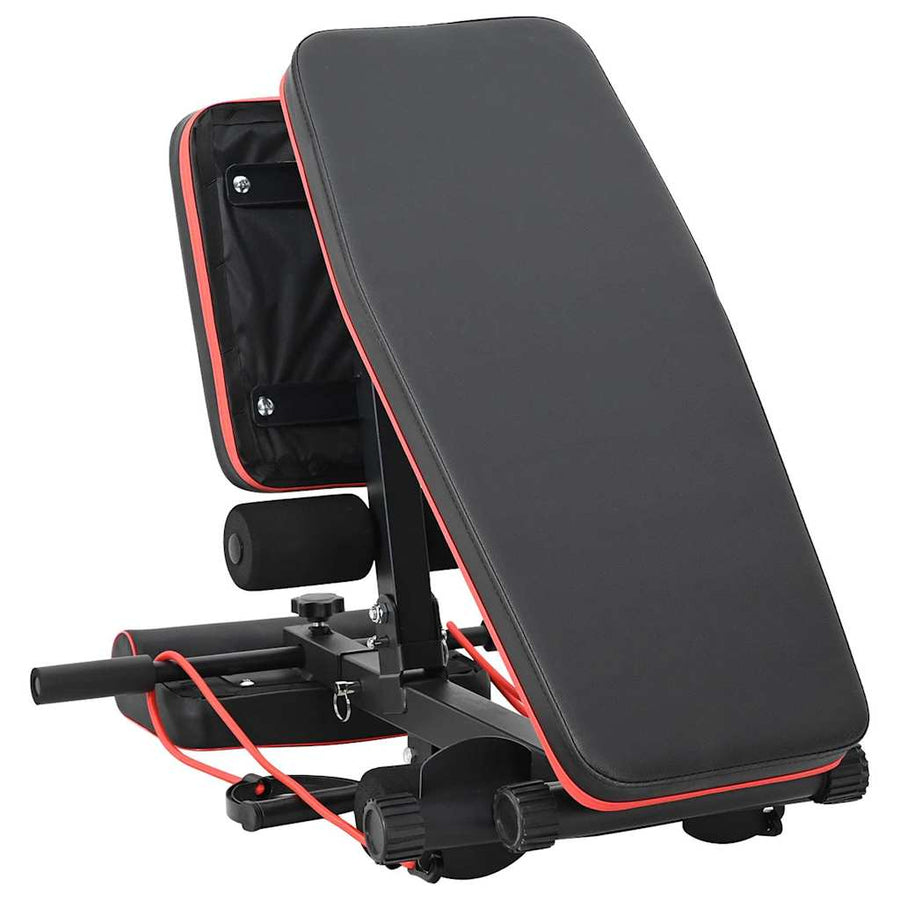 Weight Bench Manual Black 131 x 41 x 100 cm Powder-Coated Steel