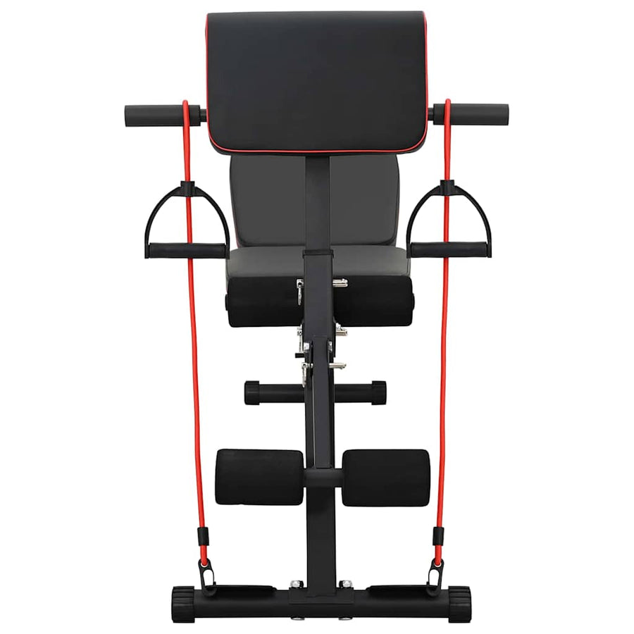 Weight Bench Manual Black 131 x 41 x 100 cm Powder-Coated Steel