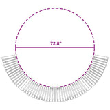 Hot Tub Surround Half-Round Brown 252 x 112 x 55,5 cm - Extra Image