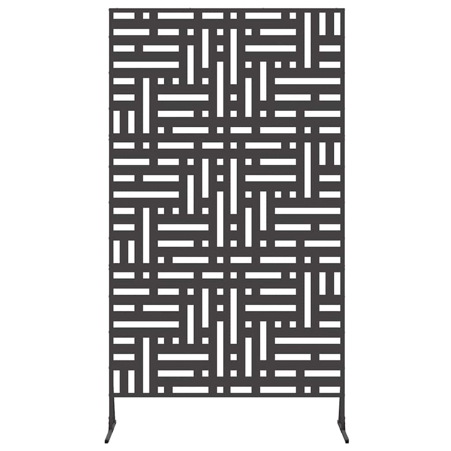 Privacy Screen 100 x 50 x 180 cm Steel Black