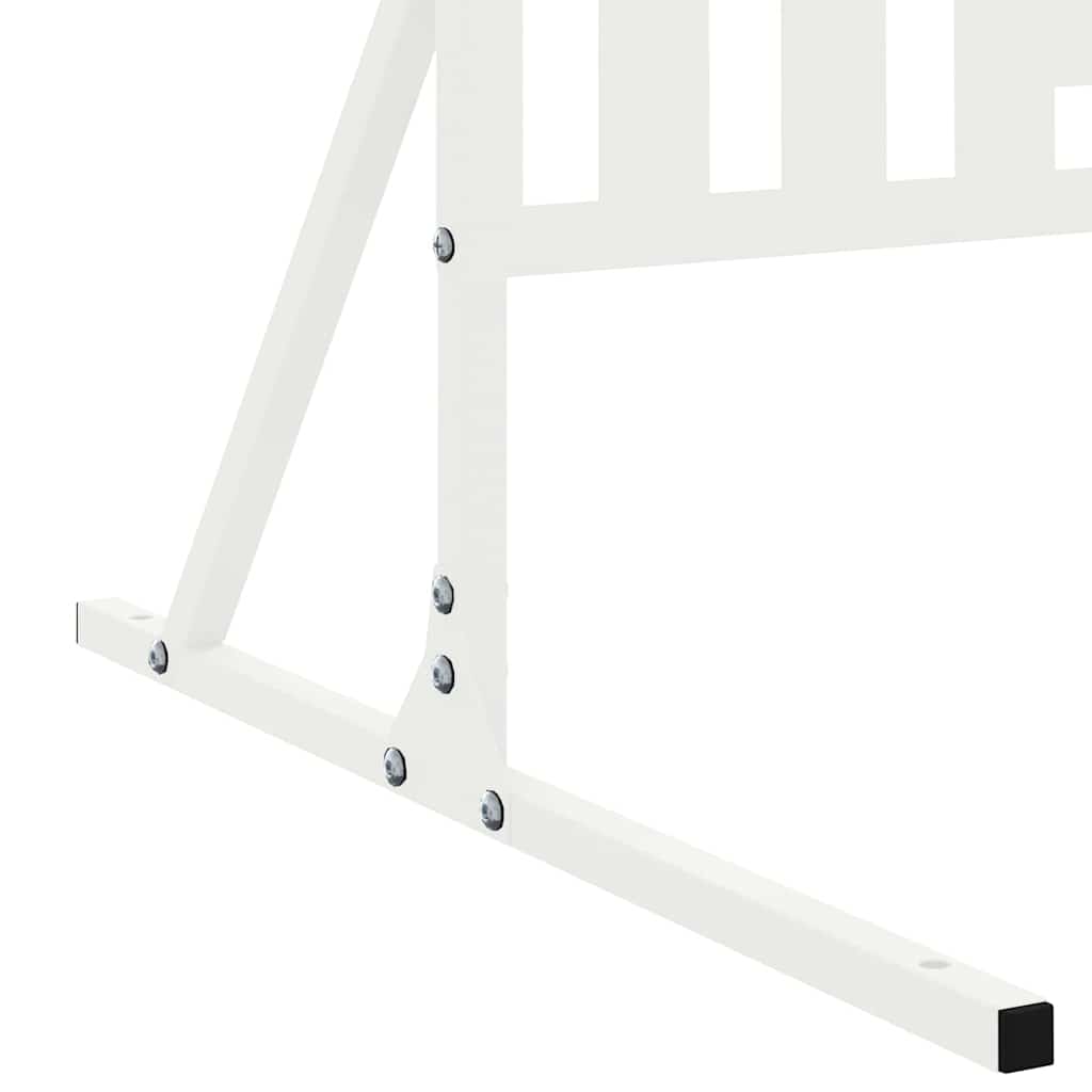 Privacy Screen 100 x 50 x 180 cm Steel White