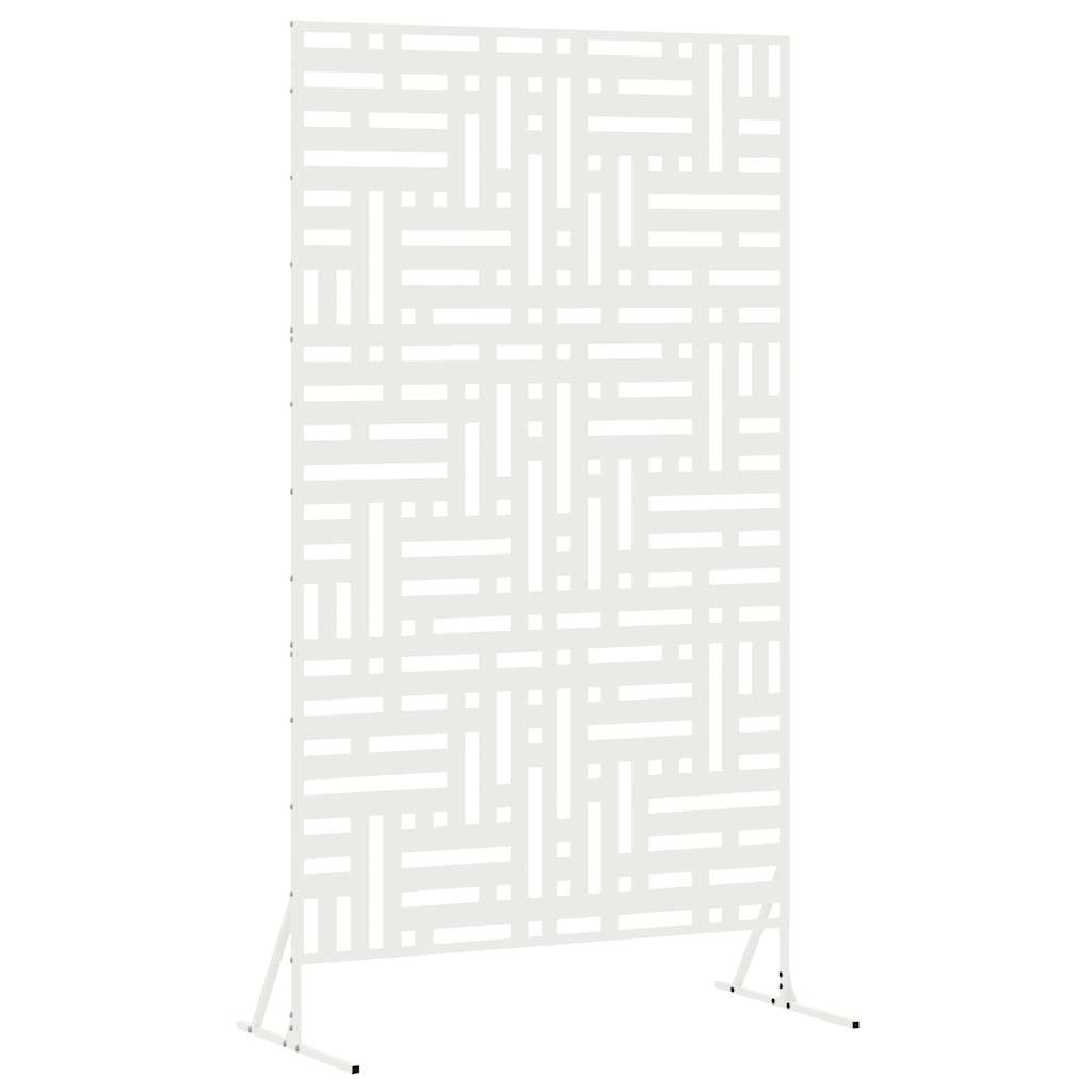 Privacy Screen 100 x 50 x 180 cm Steel White