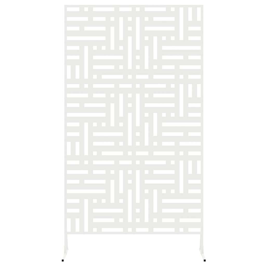 Privacy Screen 100 x 50 x 180 cm Steel White