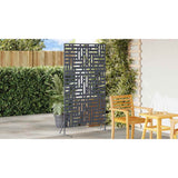 Privacy Screen 100 x 50 x 180 cm Steel Anthracite